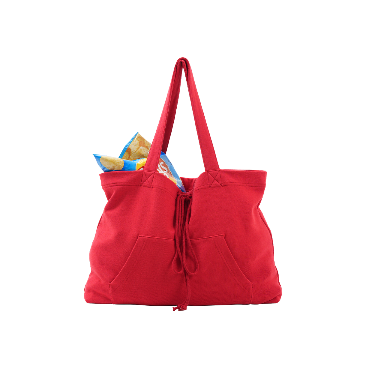 A2BE1N101025-R The Innrs The Hoodie Shopper Bag Red