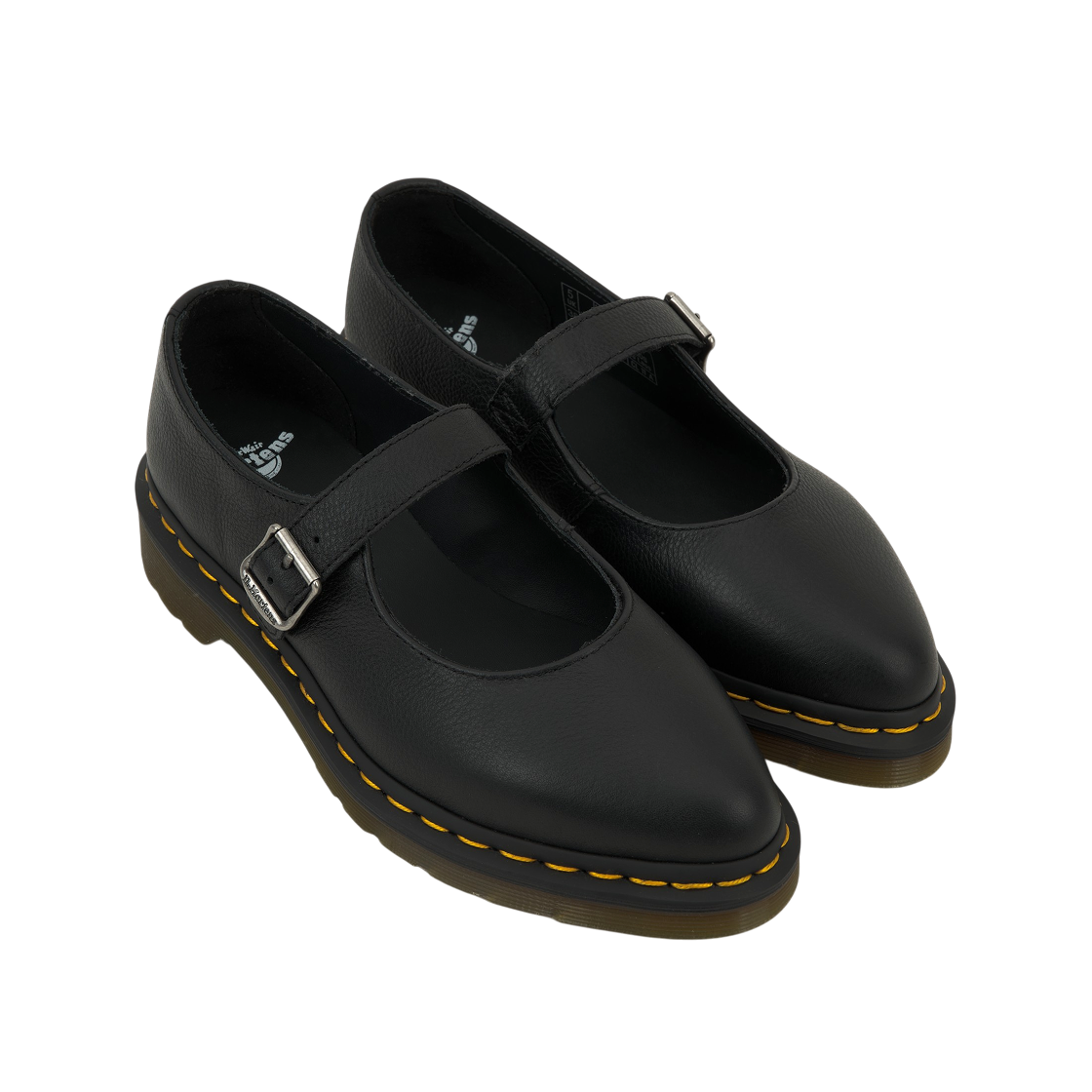 (W) 닥터마틴 엘피 버지니아 레더 메리 제인 블랙((W) Dr. Martens Elphie Virginia Leather Mary Jane Black) - 4