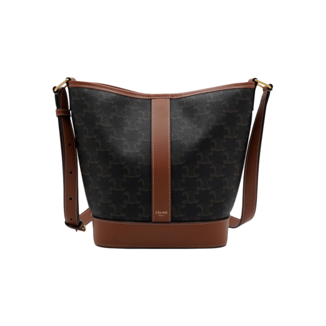 ITSSRFEVJBIW Celine Triomphe Small Bucket Shoulder Bag 191442CAS