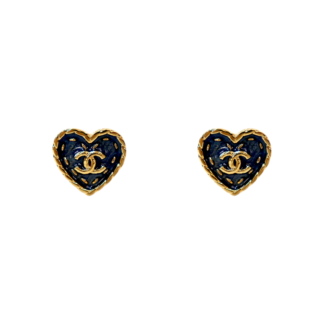 IT8D6QV4JWBJ Chanel 22B Heart Earrings C-B40541