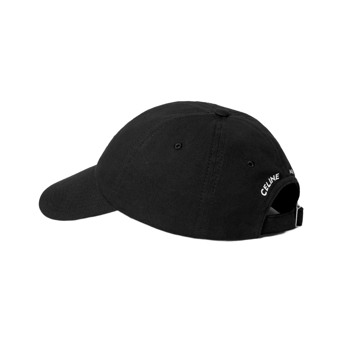 셀린느 리슐리외 캡 라이트 코튼 트윌 블랙(Celine Richelieu Cap in Light Cotton Twill Black) - 3