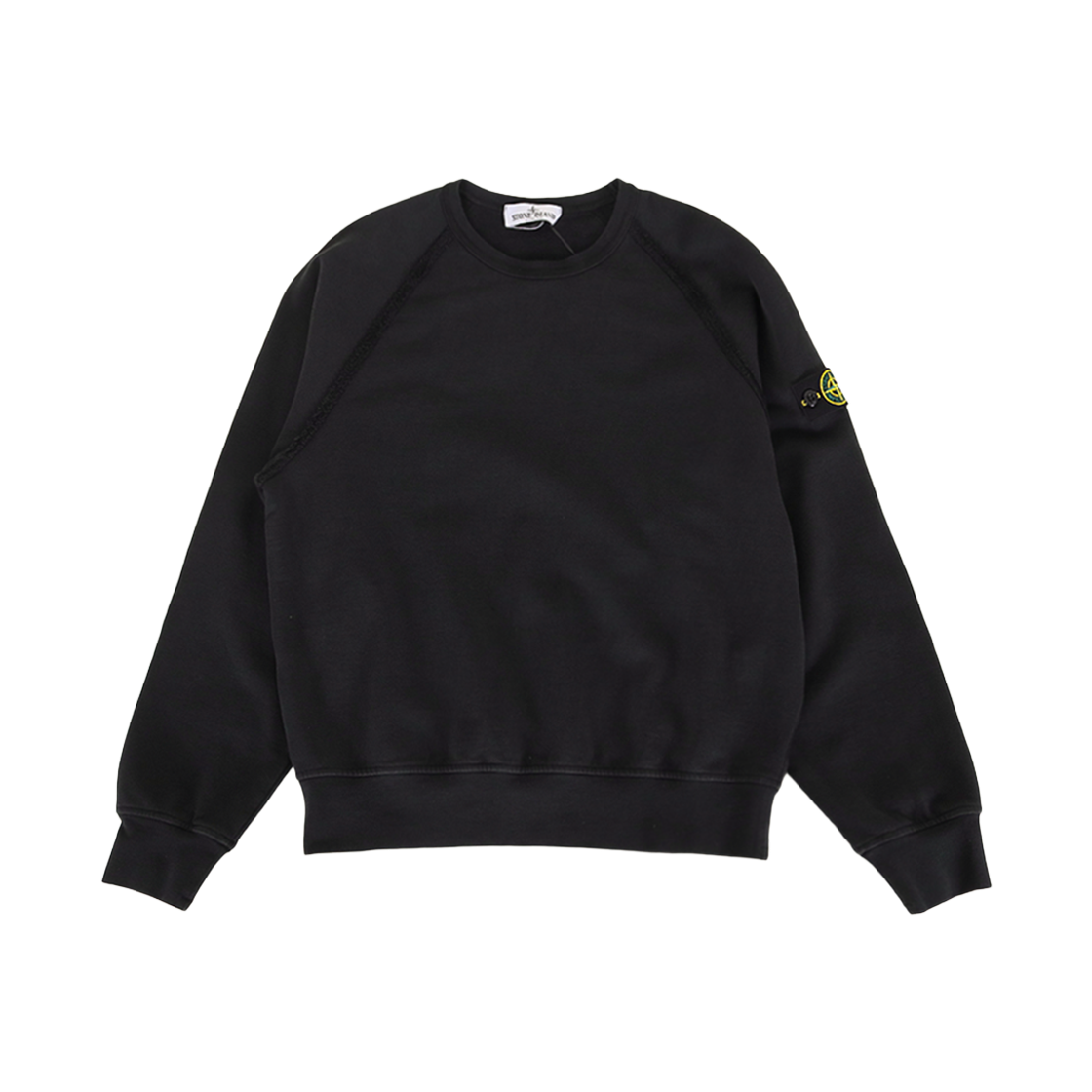 L1S166100015 S0040 V0029 14Y [25% 쿠폰] (Kids) Stone Island 6100015 Wappen Patch Sweatshirt Black - 26SS