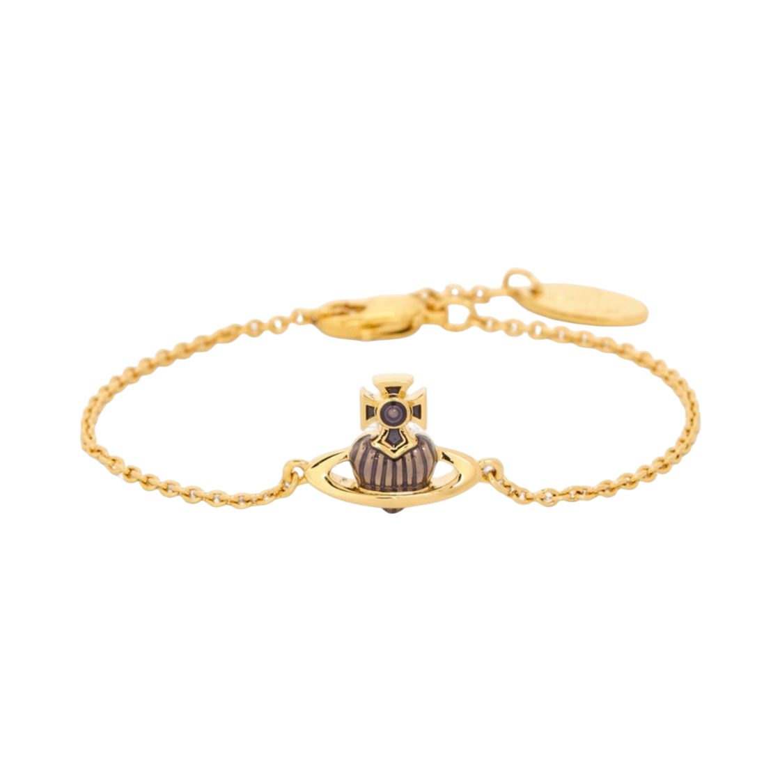 6102025N-02RA17 (W) Vivienne Westwood Fabianna Bas Relief Bracelet Gold