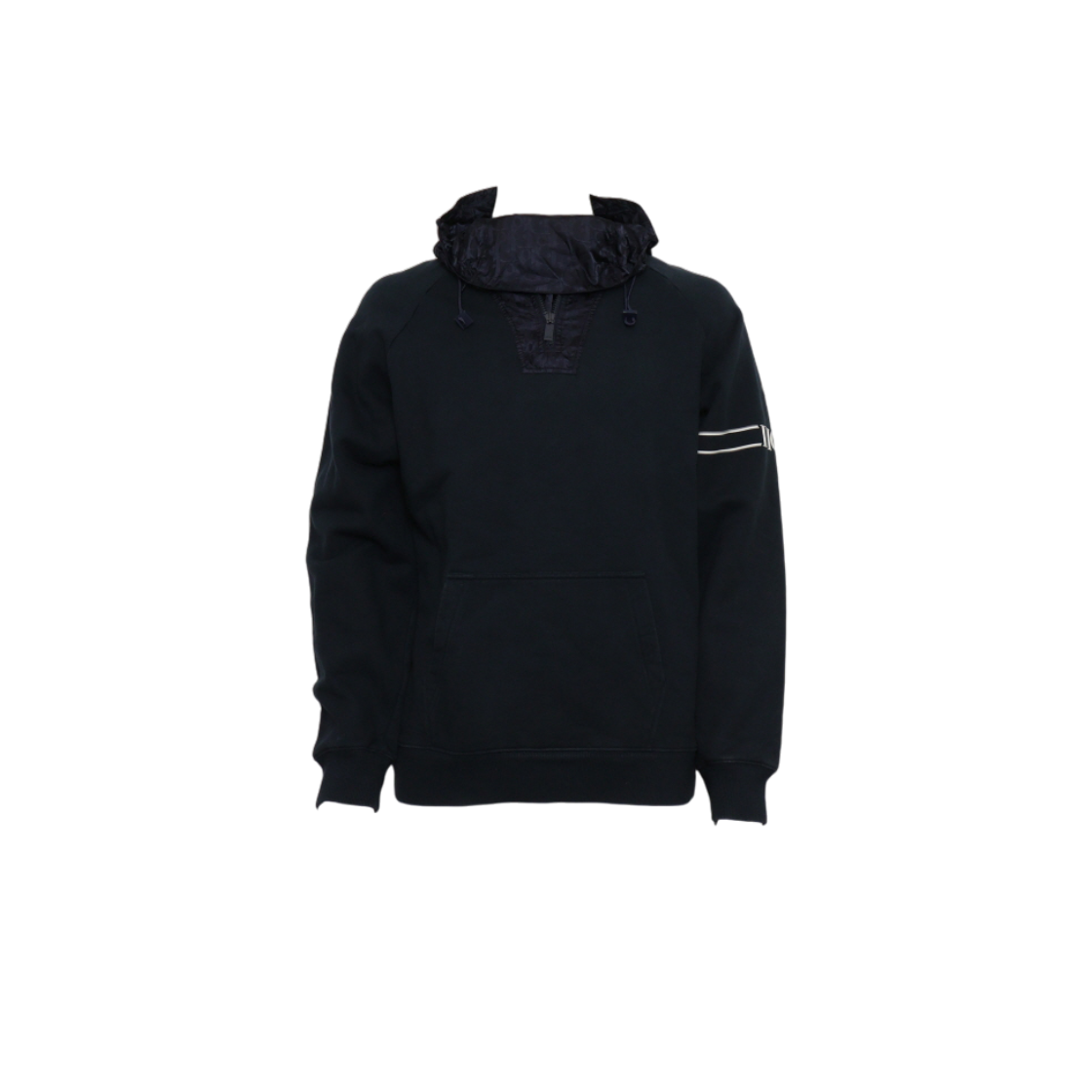 ITU4QUIQ2EES Dior Navy Cotton Oblique Jacquard Men Hoodie