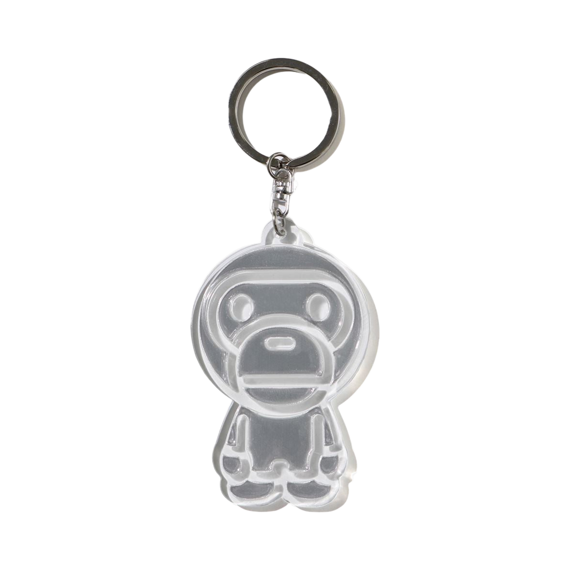 - BAPE Baby Milo Reflective Keychain White
