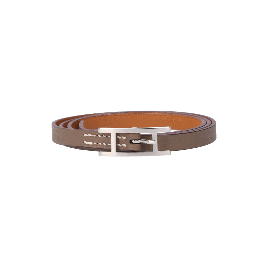 IT9JD3J43QWN Hermes Etoupe Leather Bracelet
