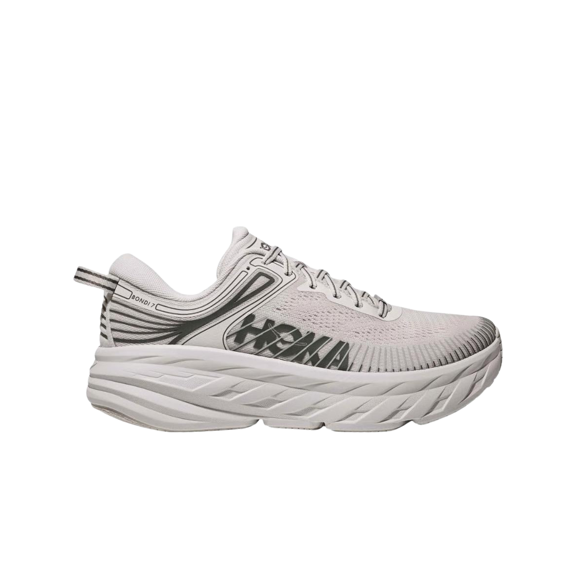 1110519-CRDS (W) Hoka Bondi 7 Cosmic Grey Stardust