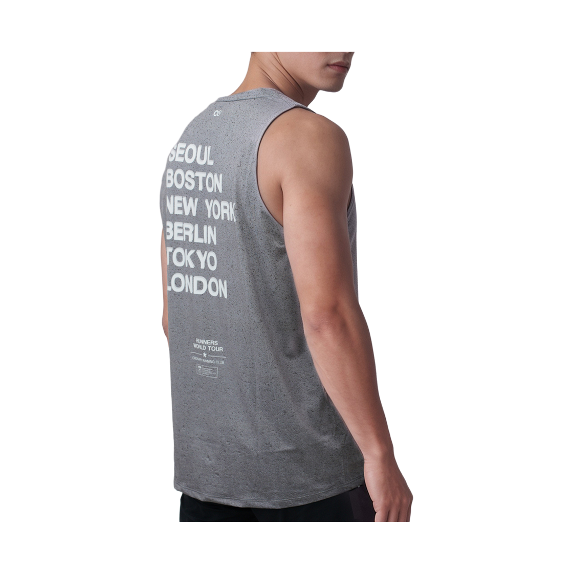 리액티파이 시티런 그래픽 러닝 탱크 그레이(REACTIFY City Run Graphic Running Tank Gray) - 4