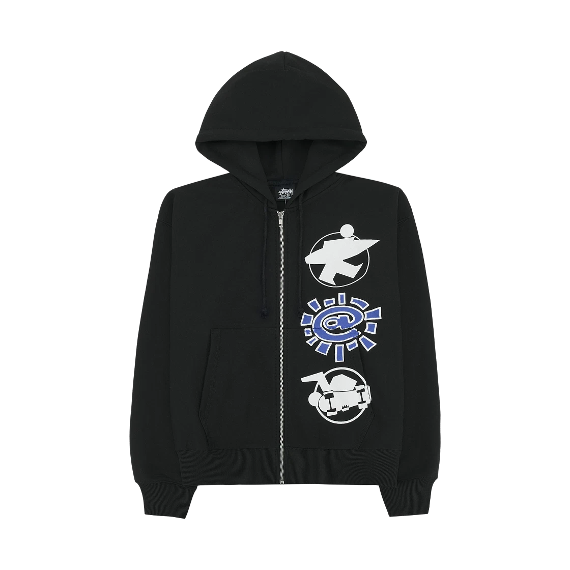 Stussy Stussy x Always Do What You Should Do Stack Zip Hoodie Black · S