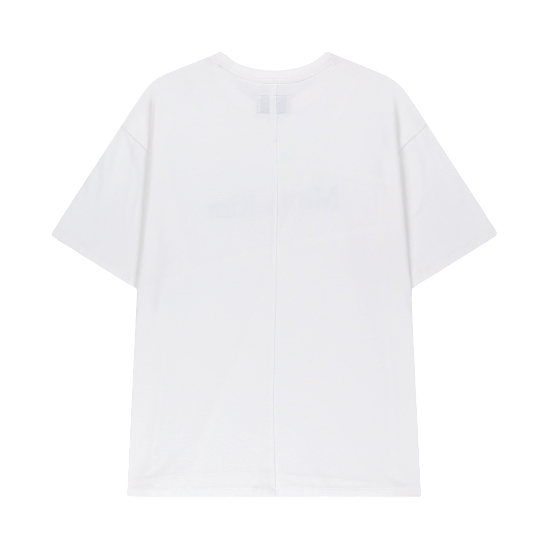마뗑킴 다이애그널 컷 로고 탑 화이트(Matin Kim Diagonal Cut Logo Top In White) - 2