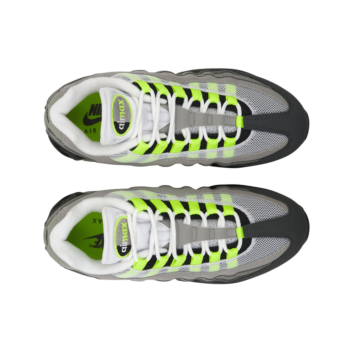 (W) 나이키 에어맥스 95 OG 빅 버블 블랙 네온 옐로우((W) Nike Air Max 95 OG Big Bubble Black Neon Yellow) - 5