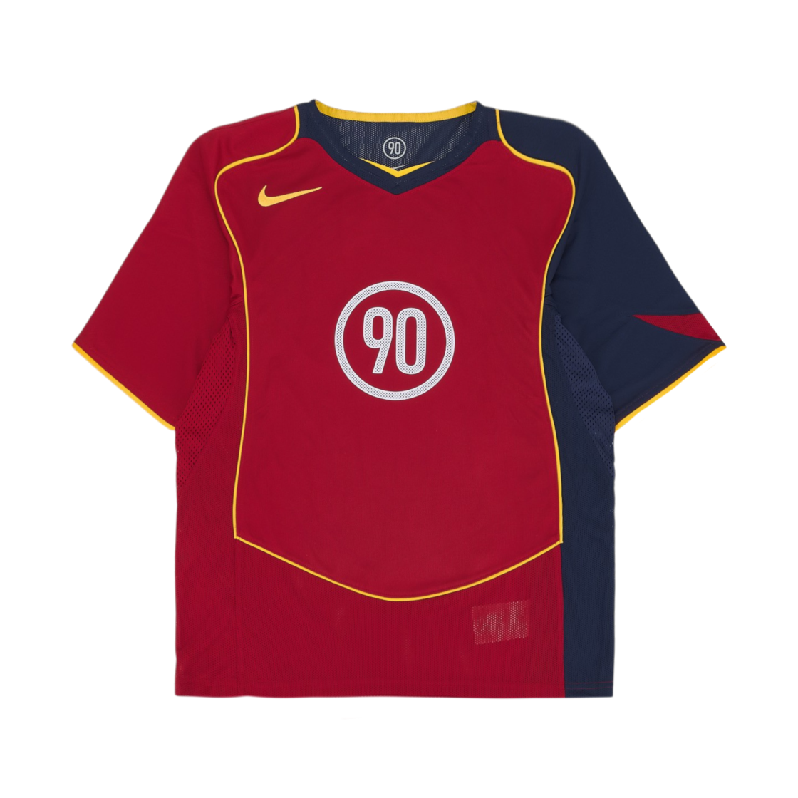 IB4208-687 Nike Total 90 Dri-Fit Soccer Jersey Gym Red Midnight Navy - US/EU