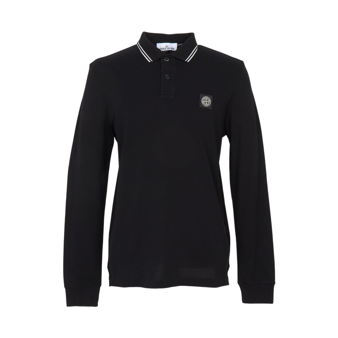 L2S1522000-12S0018-V0029 Stone Island 2200012 Collar Polo T-Shirt Black - 26FW