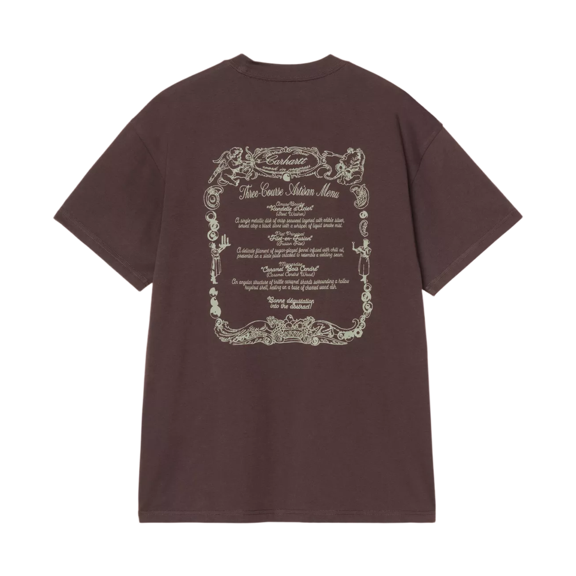 칼하트 WIP 숏슬리브 쉐 WIP 티셔츠 팔리샌더(Carhartt WIP S/S Chez WIP T-Shirt Palisander) - 2