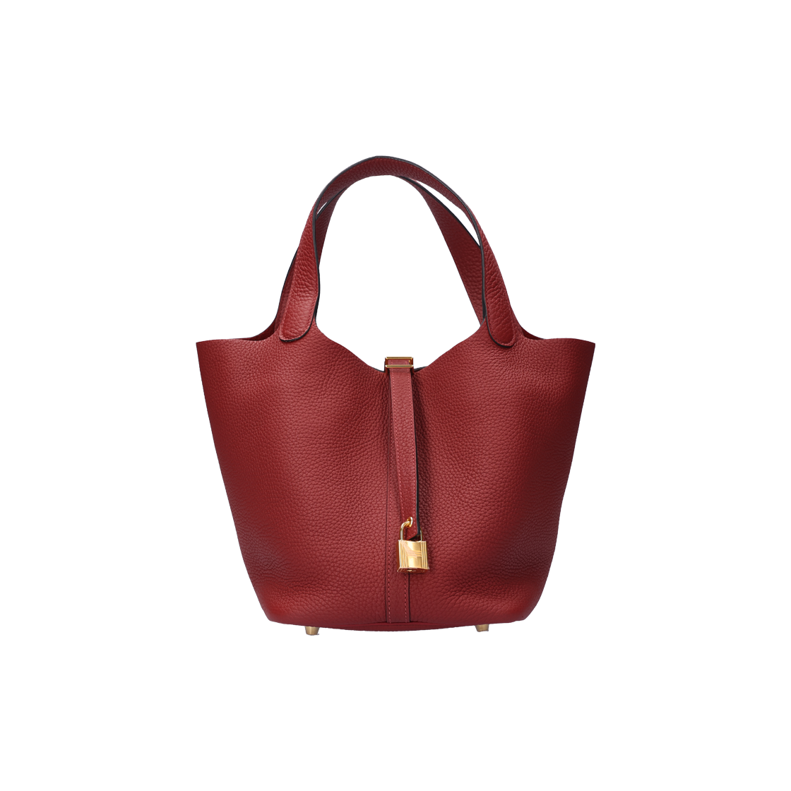 ITT54IDBQQ22 Hermes Picotin Lock 22 Clemence Rouge Ash Bag