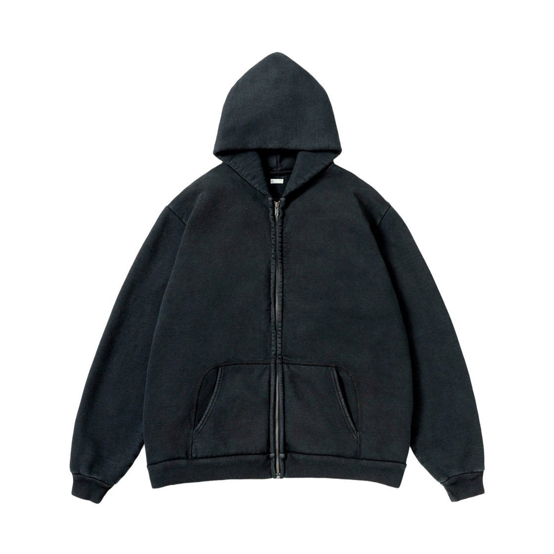 26AAP-05-10 A.Presse Vintage Zip Sweat Hoodie Black - 26FW