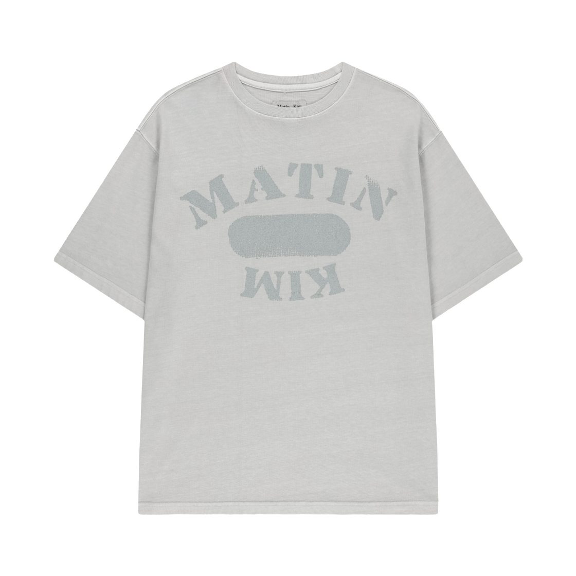 MK2677TS368ULG Matin Kim Vintage Washed Overfit Top In Light Grey