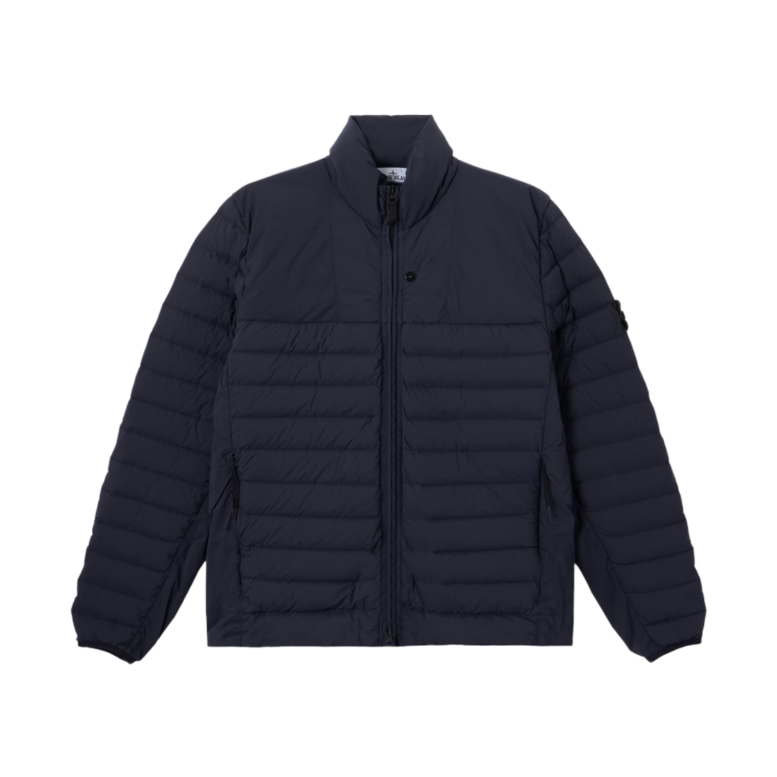 L2S1541000-67S0183-V0020 Stone Island 4100067 Seamless Tunnel Nylon Down-TC Stand Collar Down Jacket with Anti Drop Finish Navy Blue - 26FW