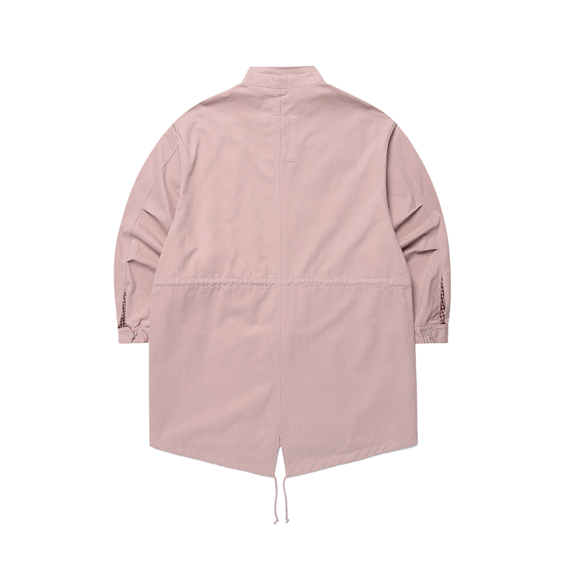 카비시 체크 후드 피쉬테일 자켓 핑크(CAVISH Check Hooded Fishtail Jacket Pink) - 4