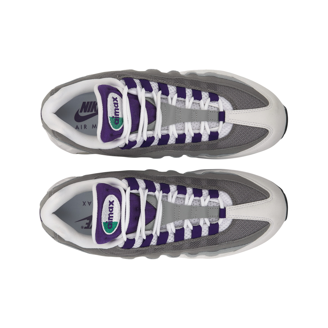 (W) 나이키 에어맥스 95 화이트 에메랄드 그린((W) Nike Air Max 95 White Emerald Green) - 5