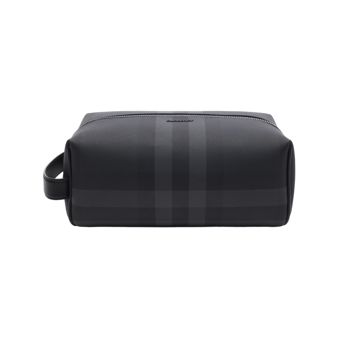 8125336 CHARCOAL 26S [25% 쿠폰] Burberry Check Travel Pouch Charcoal