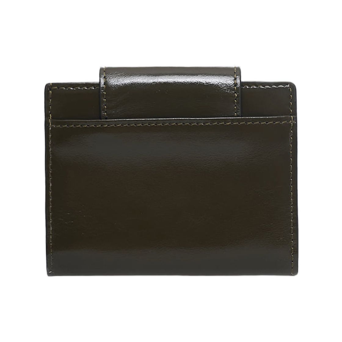 마뗑킴 아크 링 플랩 월렛 카키(Matin Kim Arch Ring Flap Wallet In Khaki) - 2