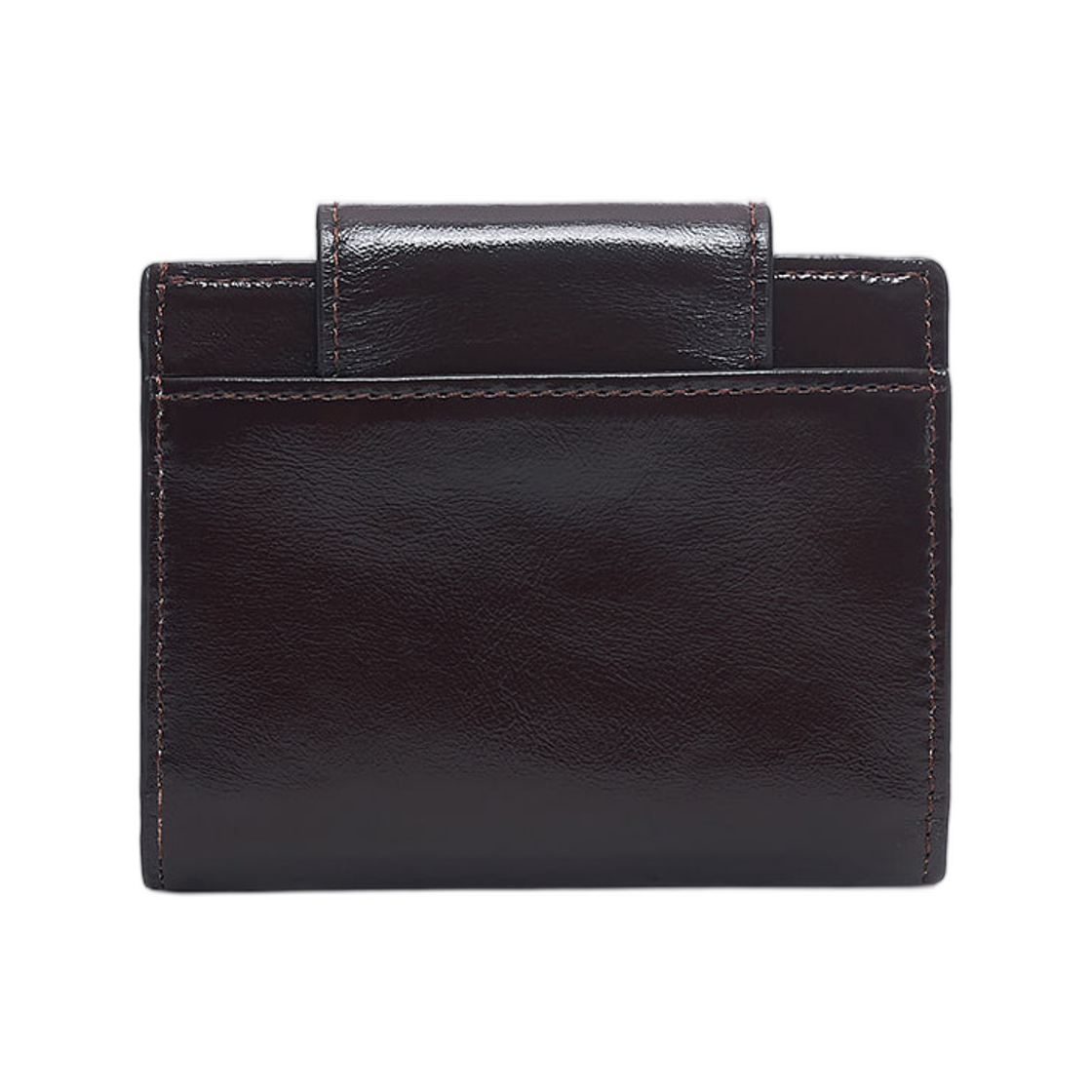마뗑킴 아크 링 플랩 월렛 다크 브라운(Matin Kim Arch Ring Flap Wallet In Dark Brown) - 2