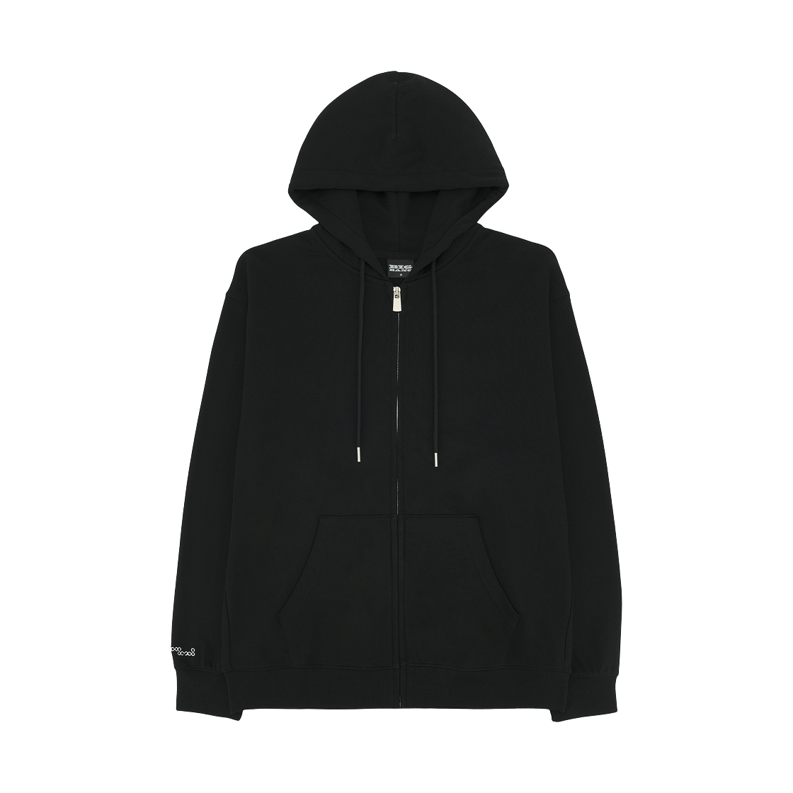 - Bigbang 20th Anniversary Media Exhibition Zip-Up Hoodie Cosmos Black