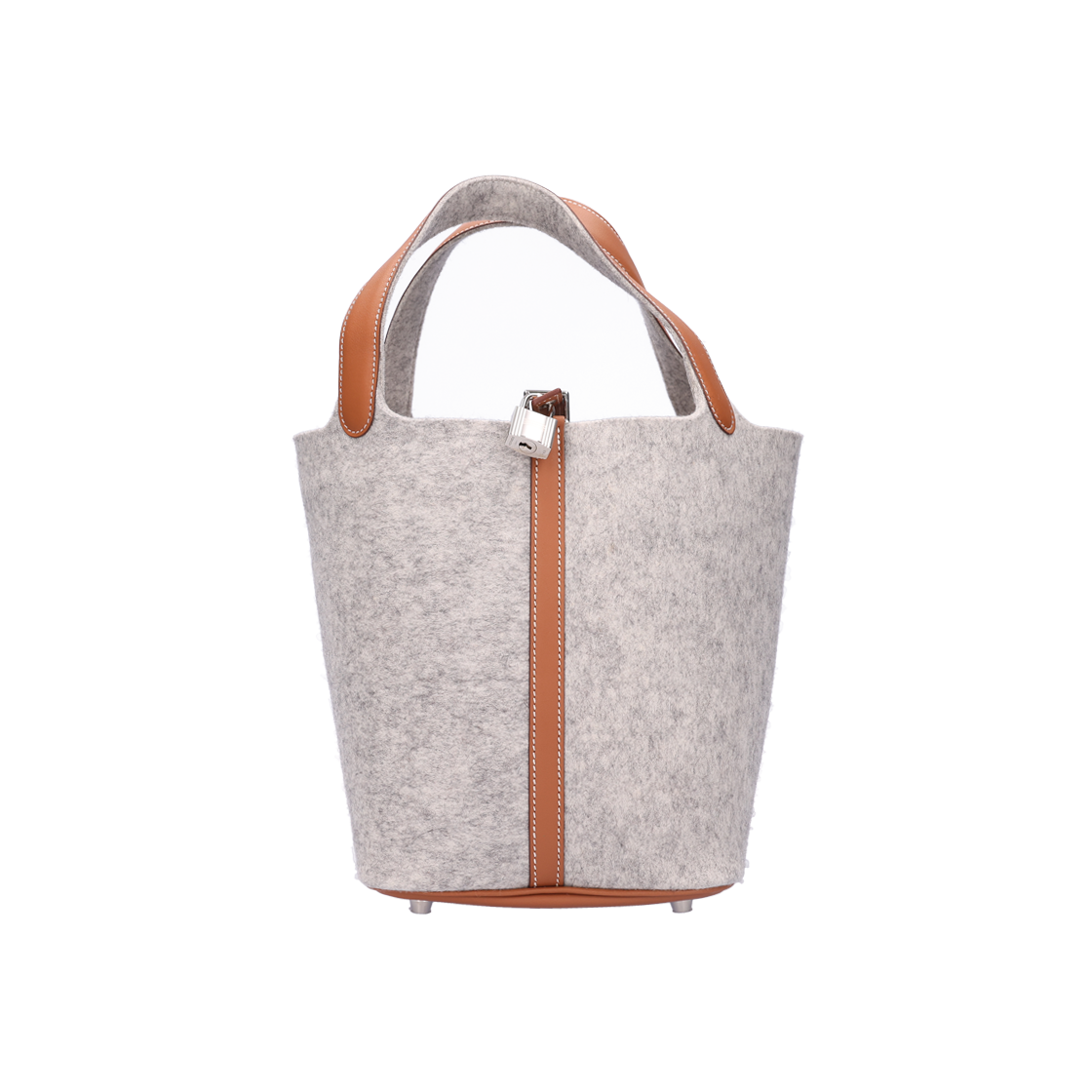 ITUNFKOLBDH8 Hermes Picotin Lock 18 Bag in Felt Grey