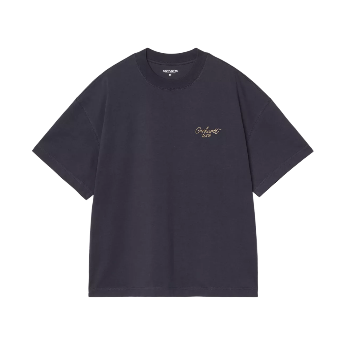 I033828-3Z6-XX Carhartt WIP S/S Signature Script T-Shirt Dark Navy WIP Dusty H
