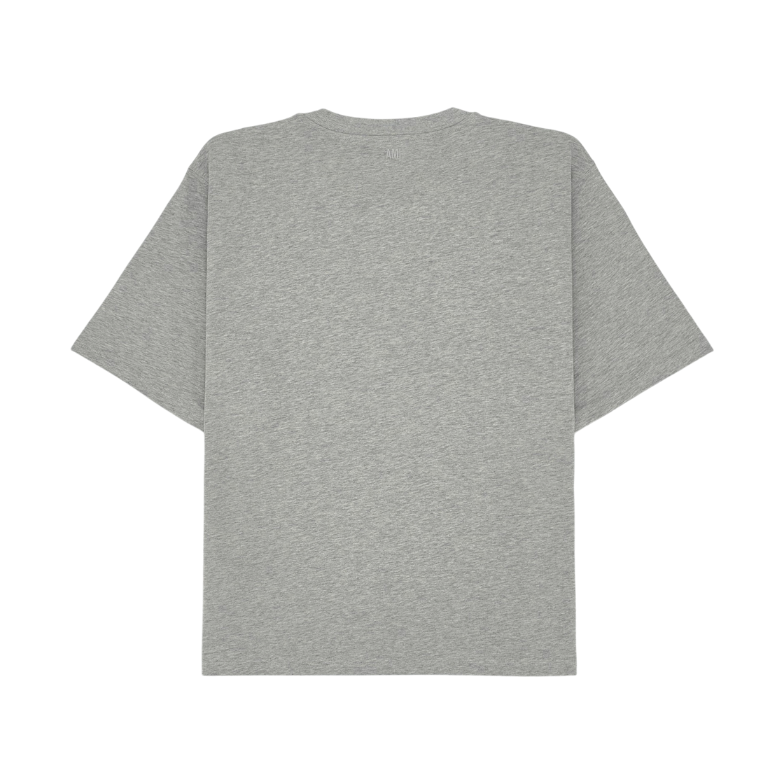 아미 스몰 하트 로고 박시 핏 티셔츠 헤더 애쉬 그레이(AMI de Coeur Boxy Fit T-Shirt Heather Ash Grey) - 2
