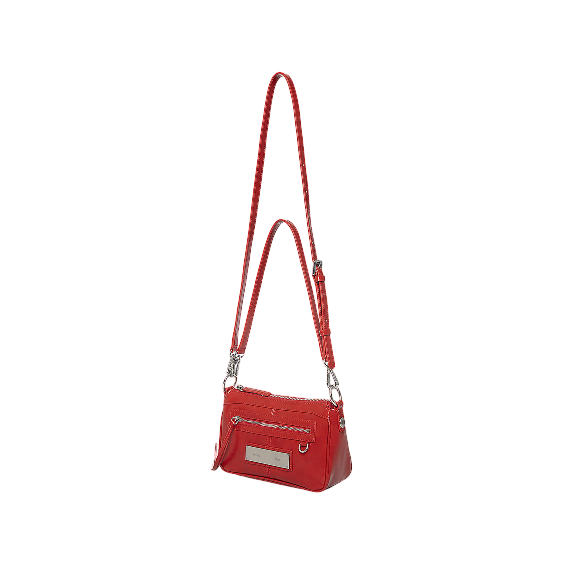 마뗑킴 바이커 투 웨이 미니 백 레드(Matin Kim Biker Two Way Mini Bag In Red) - 2