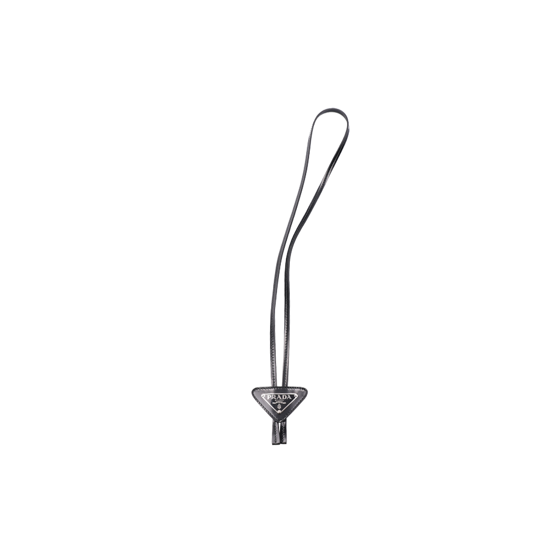 ITPHISCP6DEB Prada 2IC027 Bolo Tie Brushed Leather Black