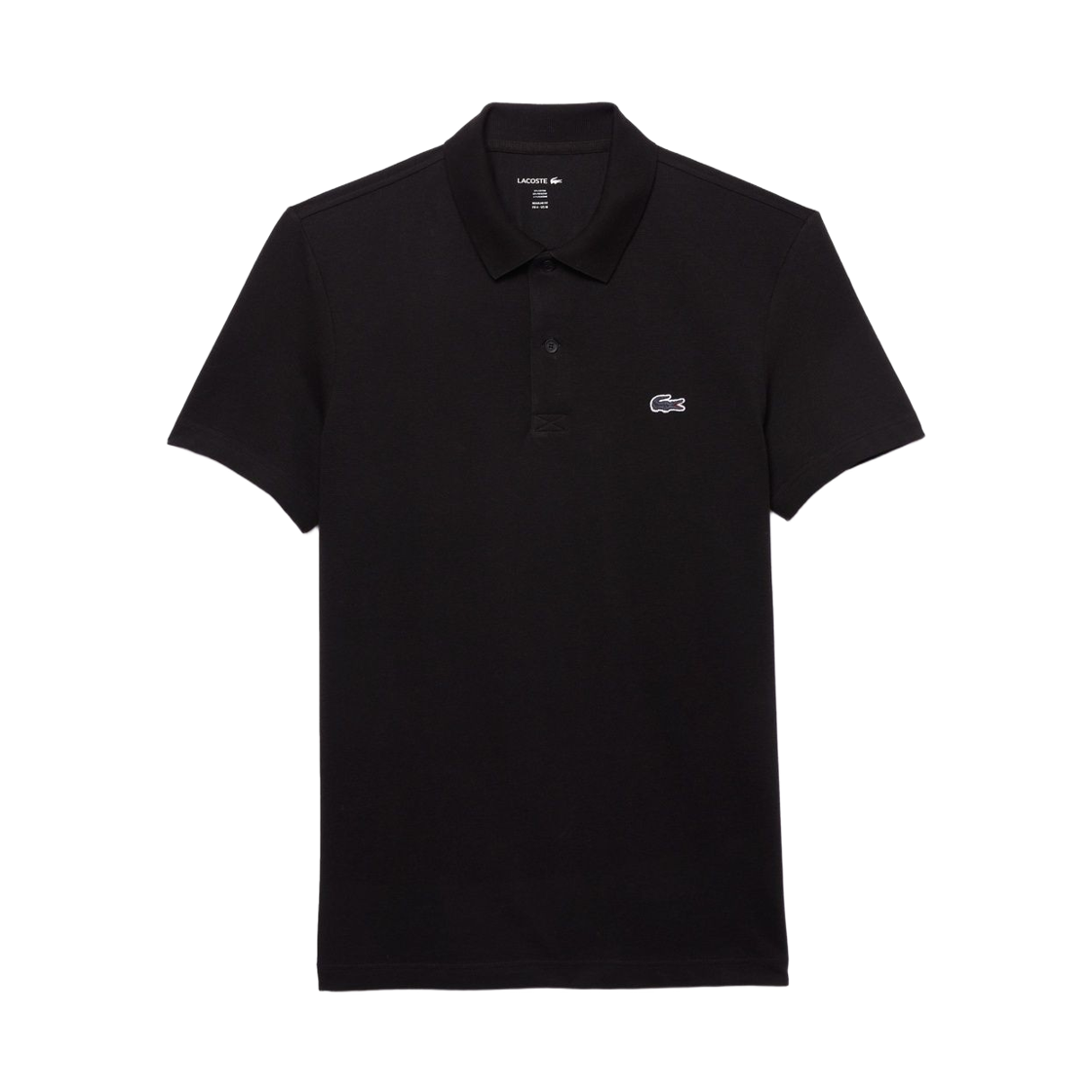 DH5522-56N-031 Lacoste Basic Ottoman Short Sleeve Polo Shirt Black