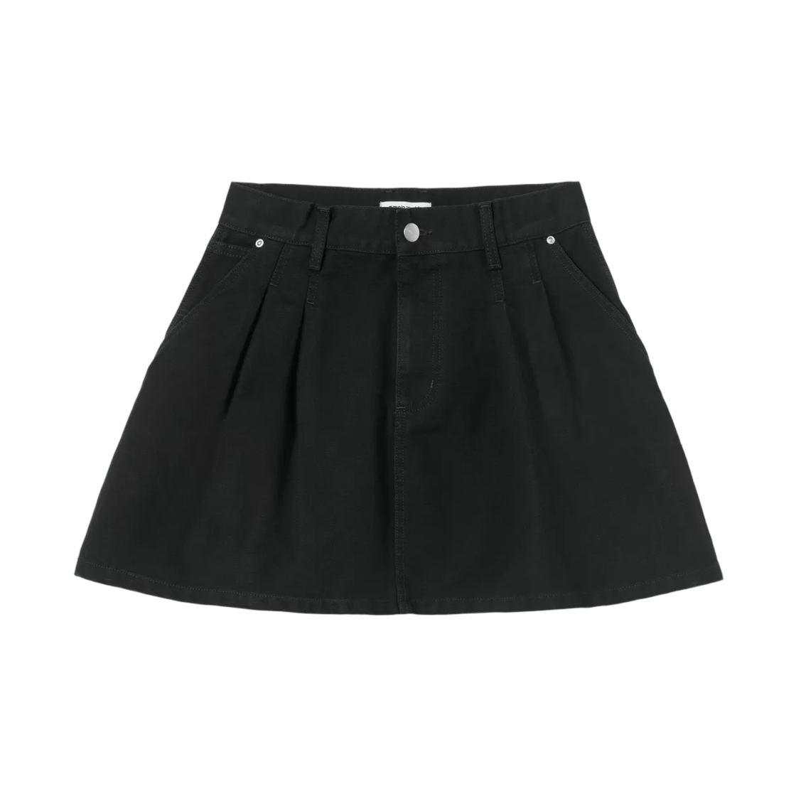 (W) 칼하트 WIP 빌리 싱글 니 스커트 블랙((W) Carhartt WIP Billie Single Knee Skirt Black) - 2