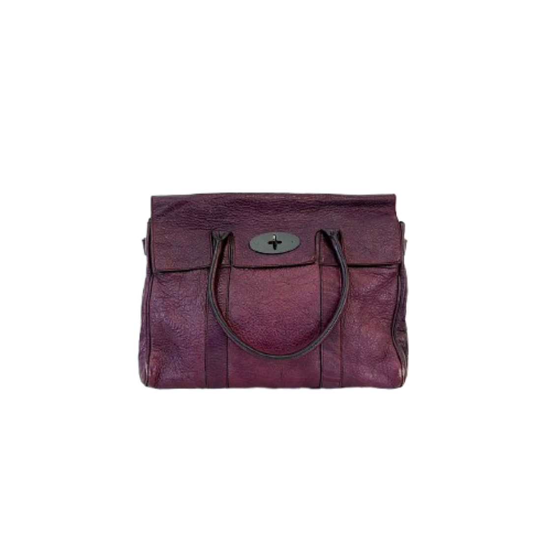 IT5BNQ9G8K7J Mulberry Bayswater Tote Bag in Burgundy Purple