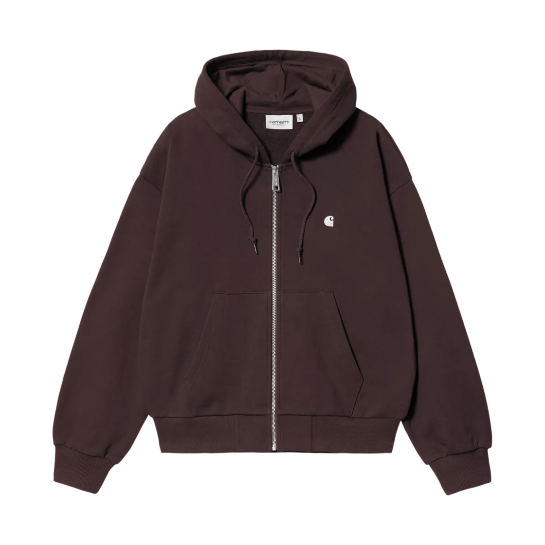 I032642-3BX-XX (W) Carhartt WIP Hooded Casey Jacket Palisander Silver