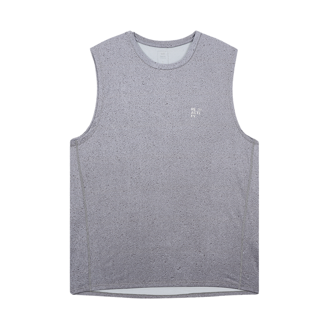 26SS-TK87 REACTIFY City Run Graphic Running Tank Gray