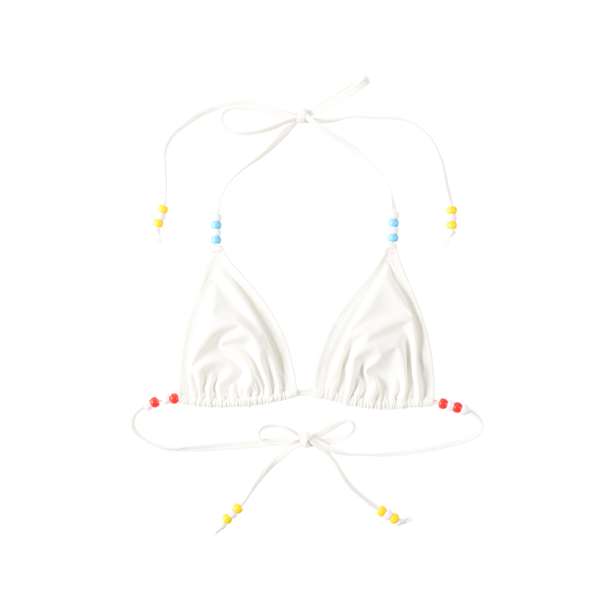 The Innrs Beaded Bikini Set White(더이너스 비드 디테일 비키니 화이트) - 2