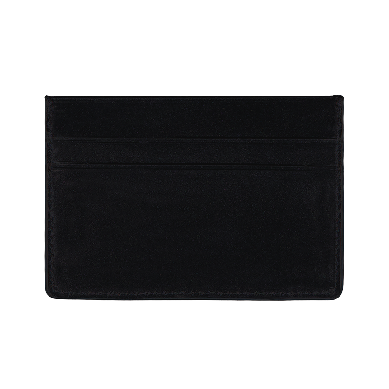 언더마이카 무.200 클래식 로고 글레이즈드 레더 카드 홀더 블랙(Undermycar Mu.200 Classic Logo Glazed Leather Card Holder Black) - 2