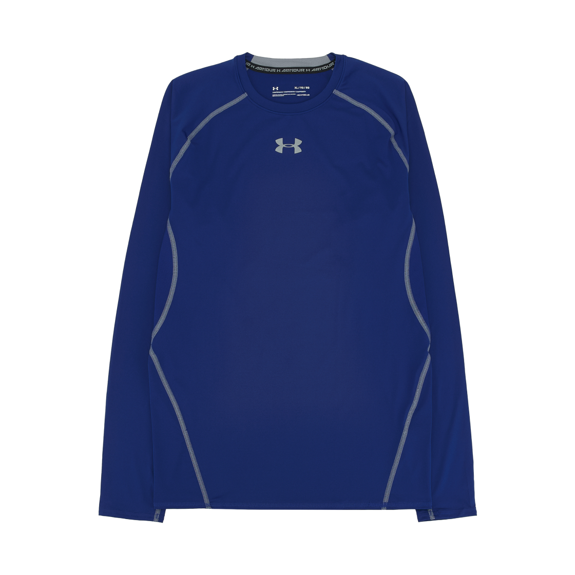 1257471-400 Under Armour HeatGear Long Sleeve Compression Shirt Royal