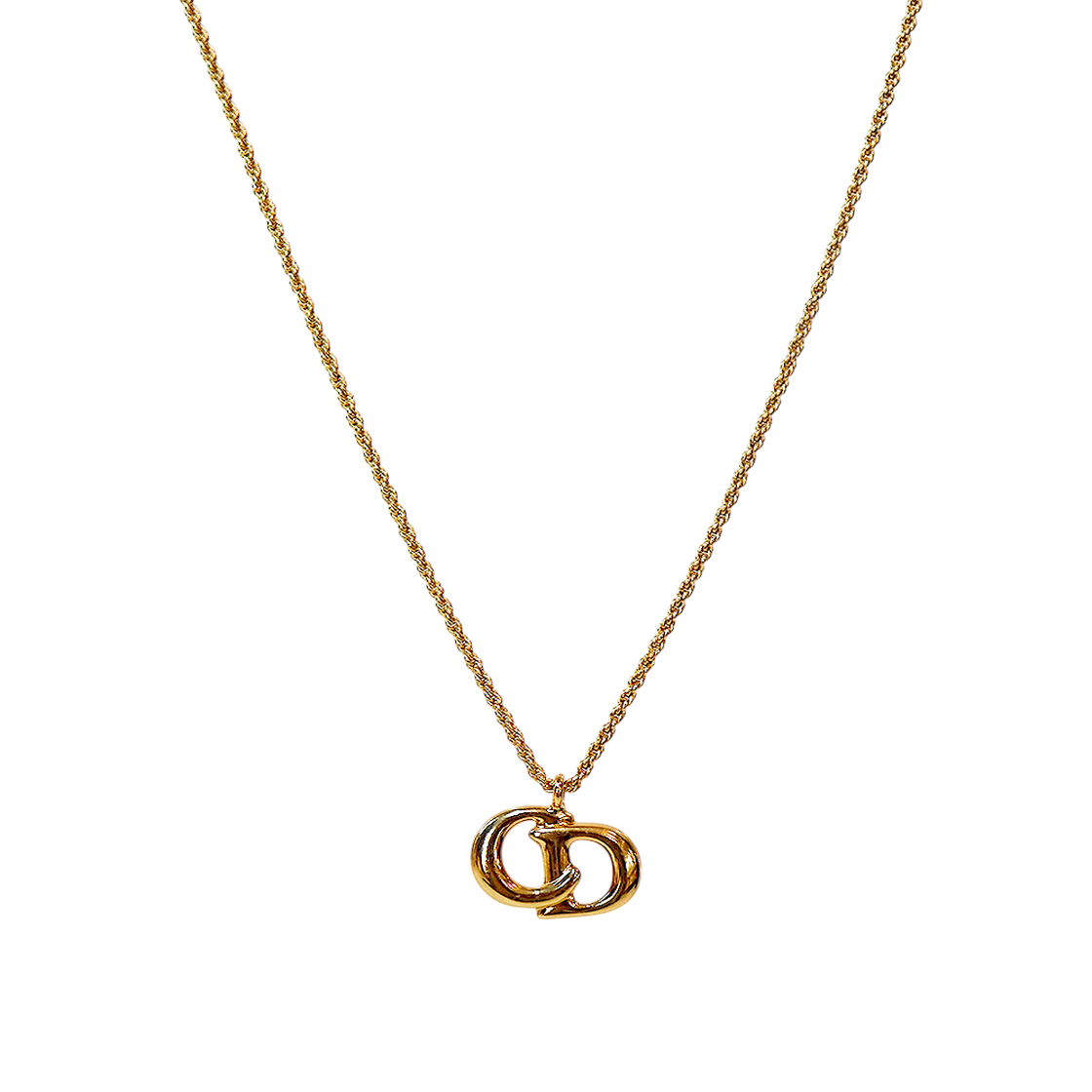 ITR5KGKJ983D Dior CD Gold Necklace A-B61413