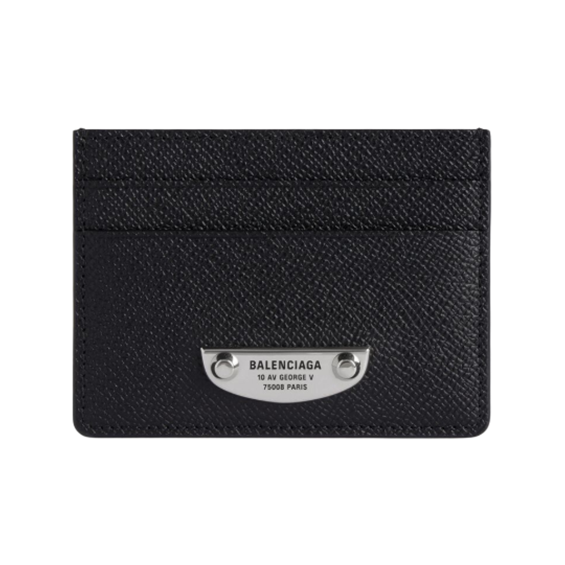 A007202ACS21000 Balenciaga Le City Uptown Card Holder Black
