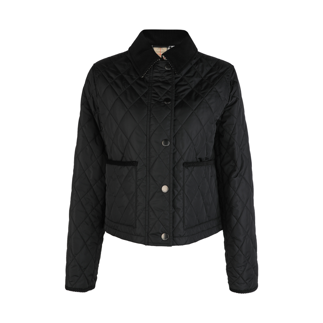 8107465 C1900 [25% 쿠폰] (W) Burberry Oldham Cropped Quilted Jacket Black
