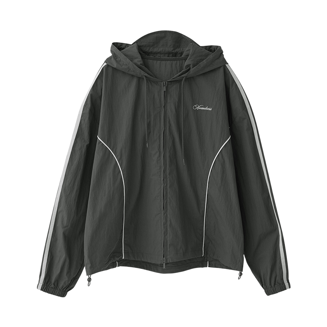 AV63JP01CH Avandress Noah CN Track Hoody Zip-up CHARCOAL