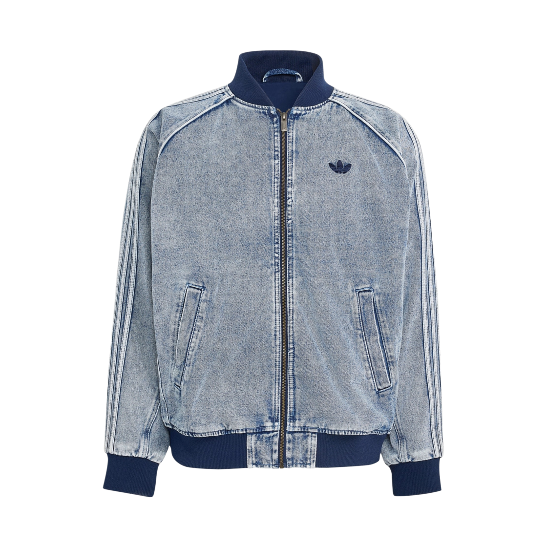 KQ6332 Adidas SST Track Top Light Denim - KR Sizing