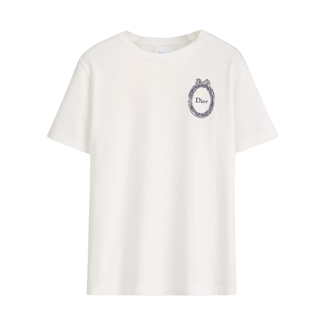 643T13A4781-X0850 (W) Dior Dioriviera Dior Medaillon T-Shirt White