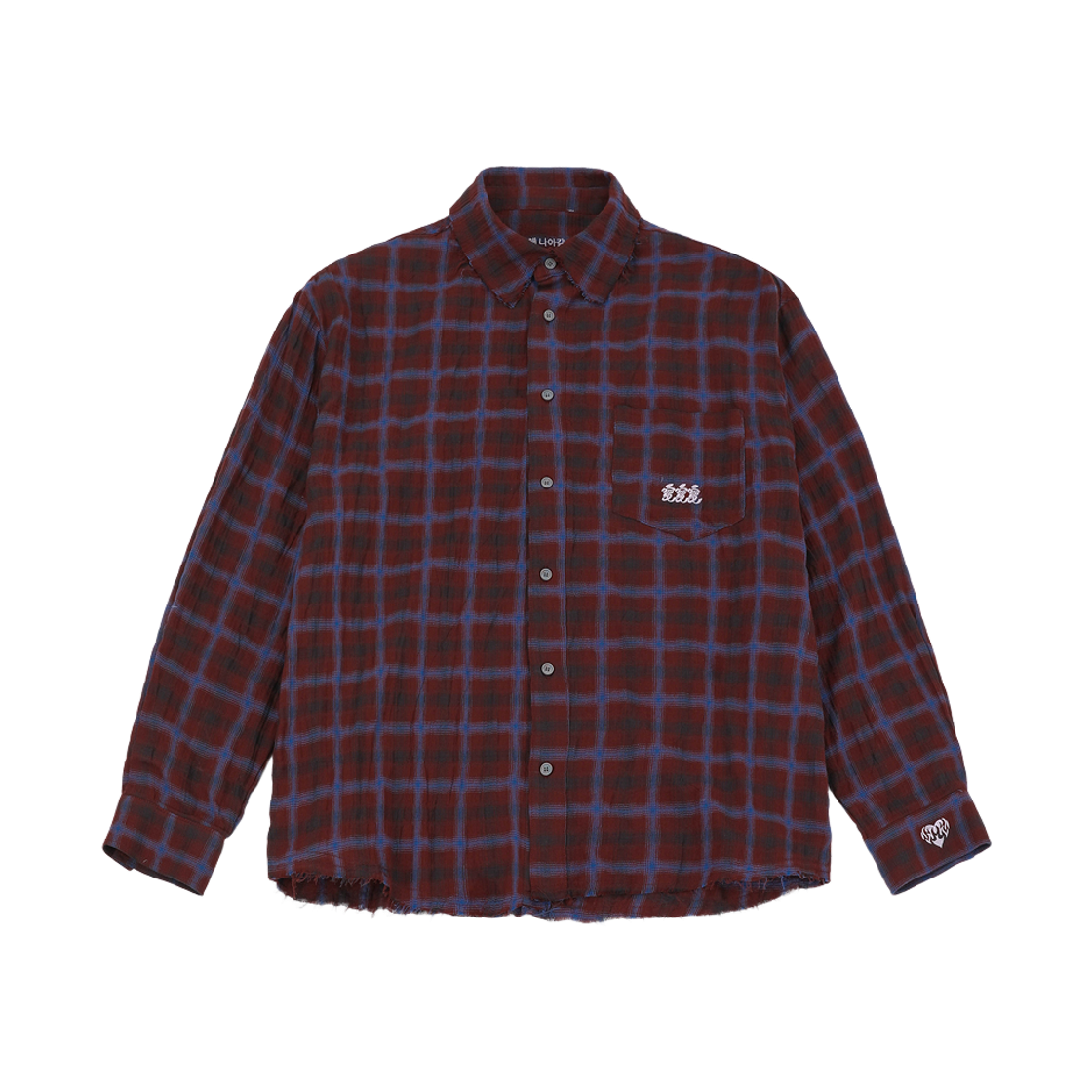 P0000MFL_copy_copy LUVLUVLUV FR Check Shit Shirt RE