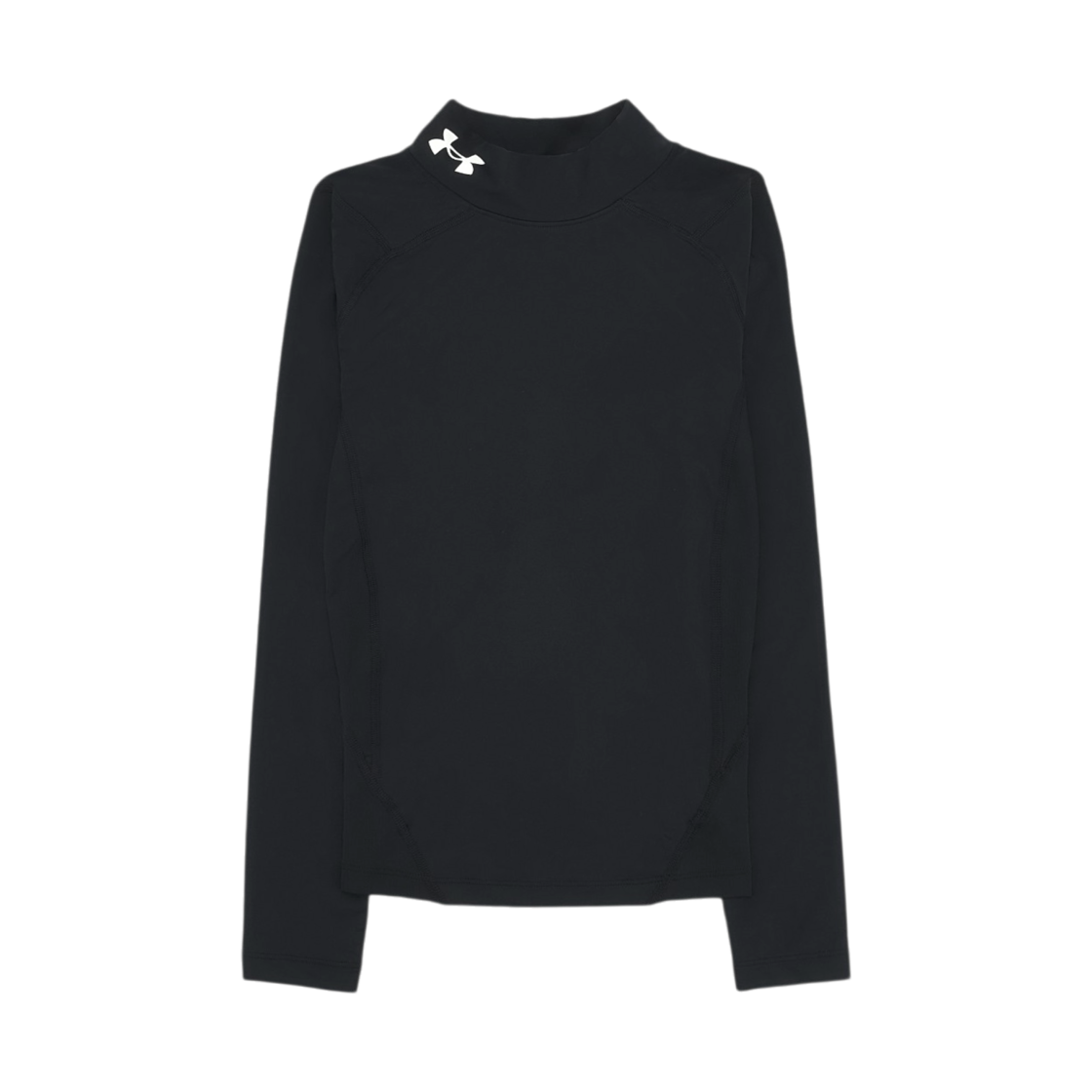 언더아머 히트기어 목 롱슬리브 블랙 화이트(Under Armour HeatGear Mock Long Sleeved Black White) - 2