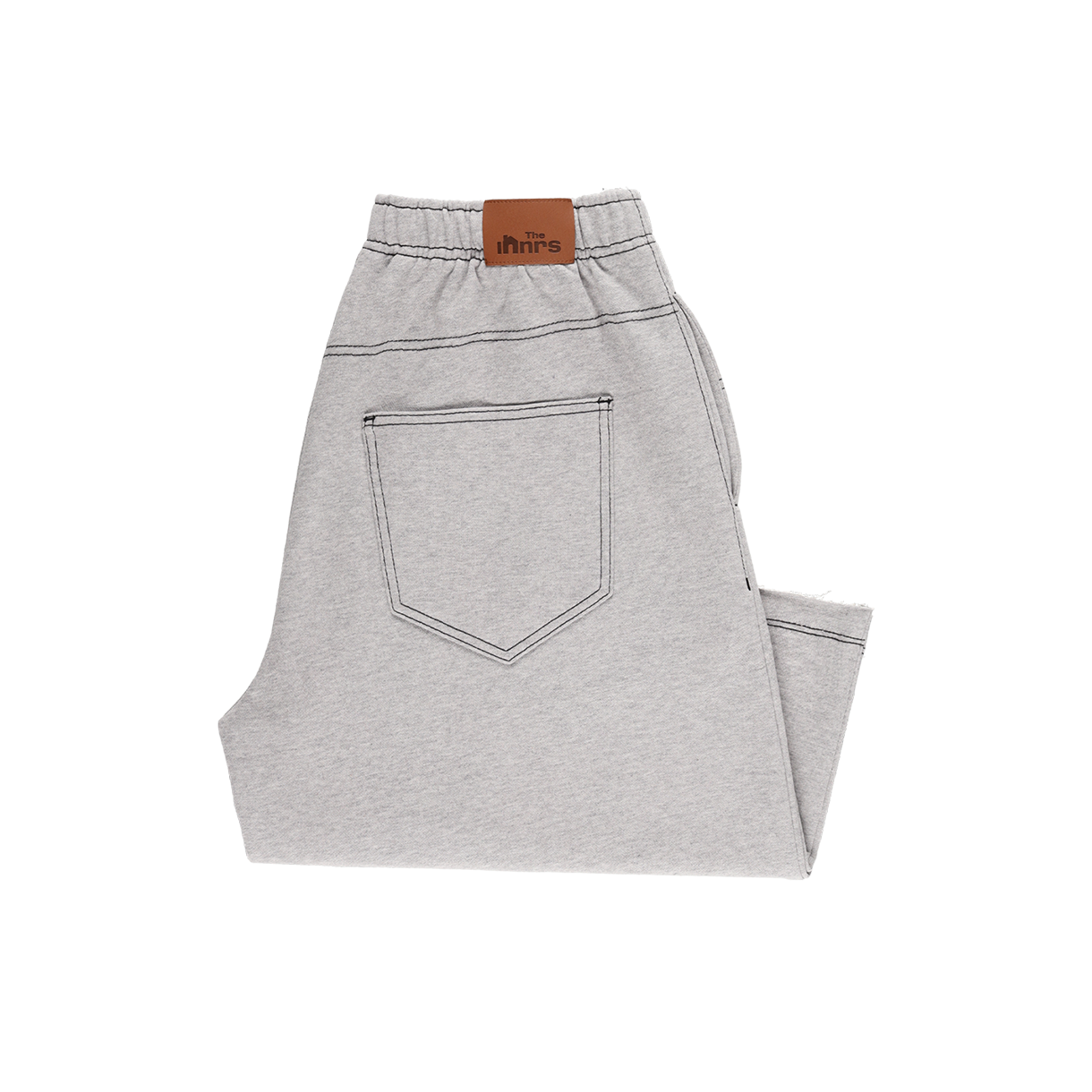 더이너스 데님 진 배기 버뮤다 스웨트 팬츠 멜란지(The Innrs The Denim Jeans Baggy Bermuda Sweat Pants Heather Grey) - 4